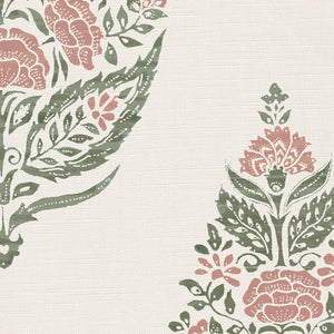 Soft putty pink and grey green