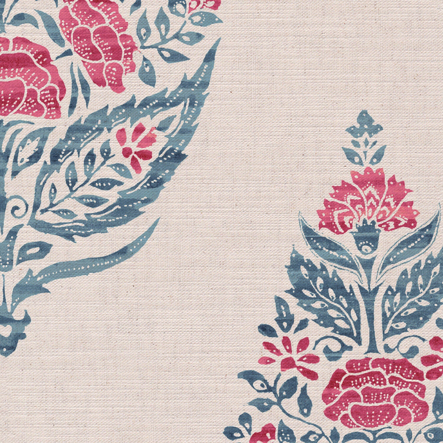 CW: Pinky red and blue | BASE: Mercia Linen | HERO