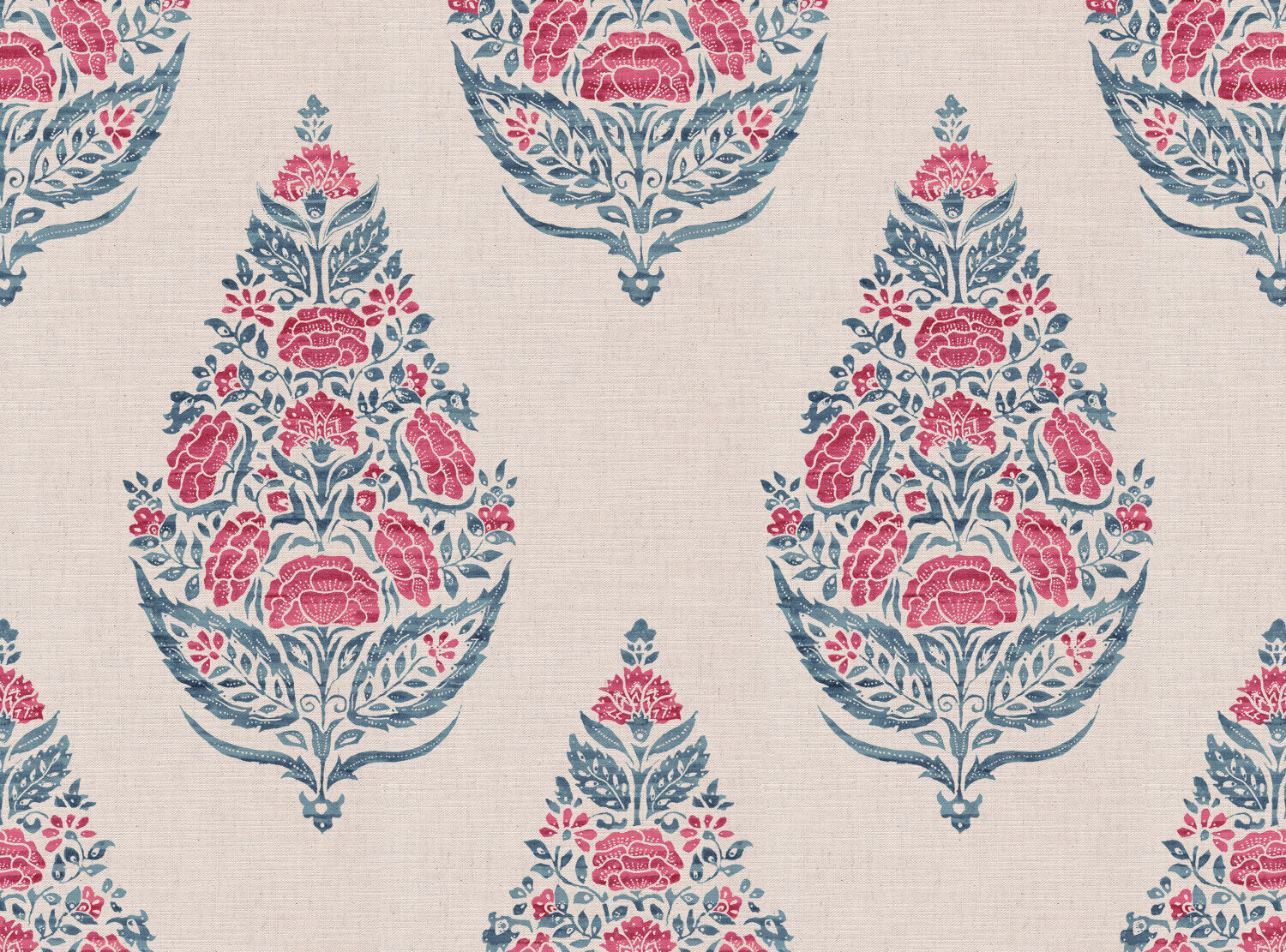 CW: Pinky red and blue | BASE: Mercia Linen