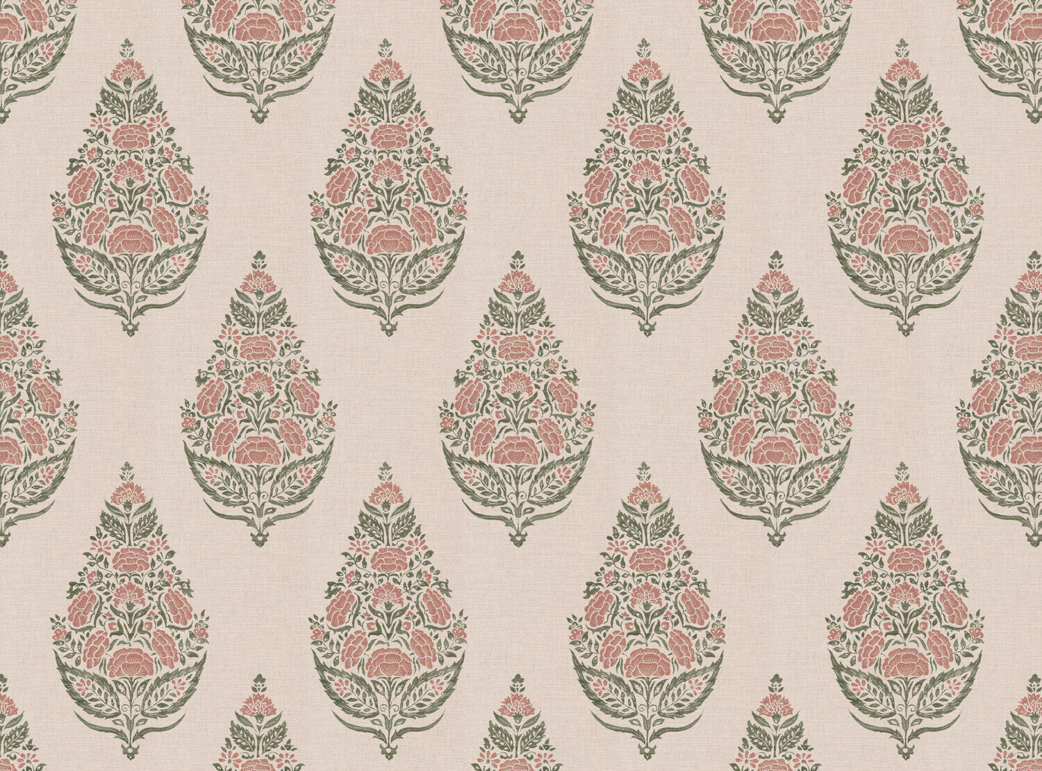 CW: Soft putty pink and grey green | BASE: Mercia Linen