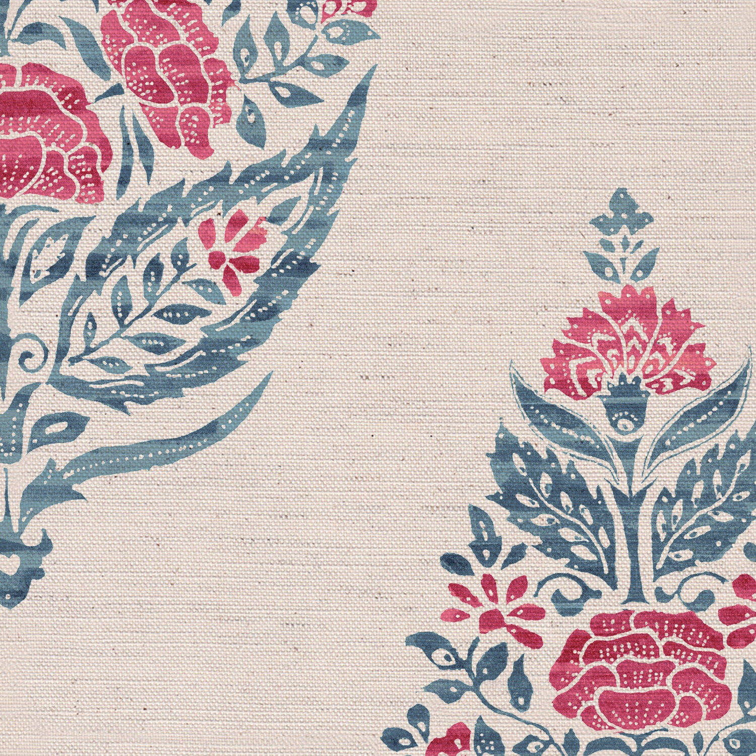 CW: Pinky red and blue | BASE: Natural Luxury Linen | HERO