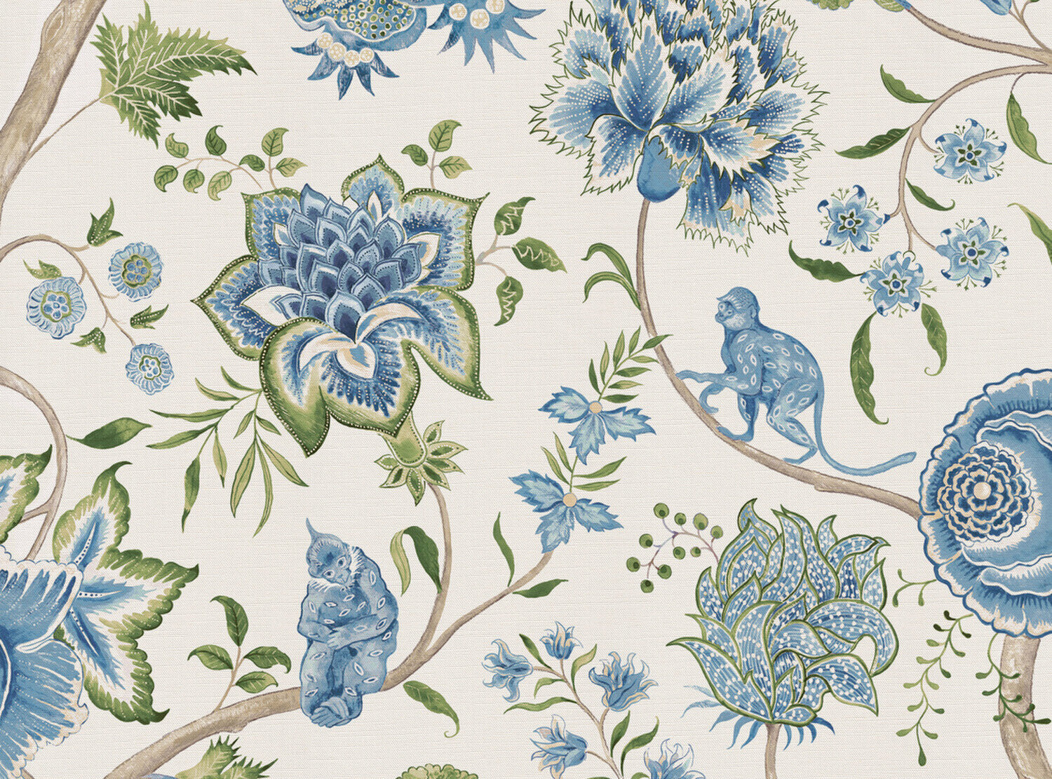 CW: Blue and moss green | BASE: Luxury Linen