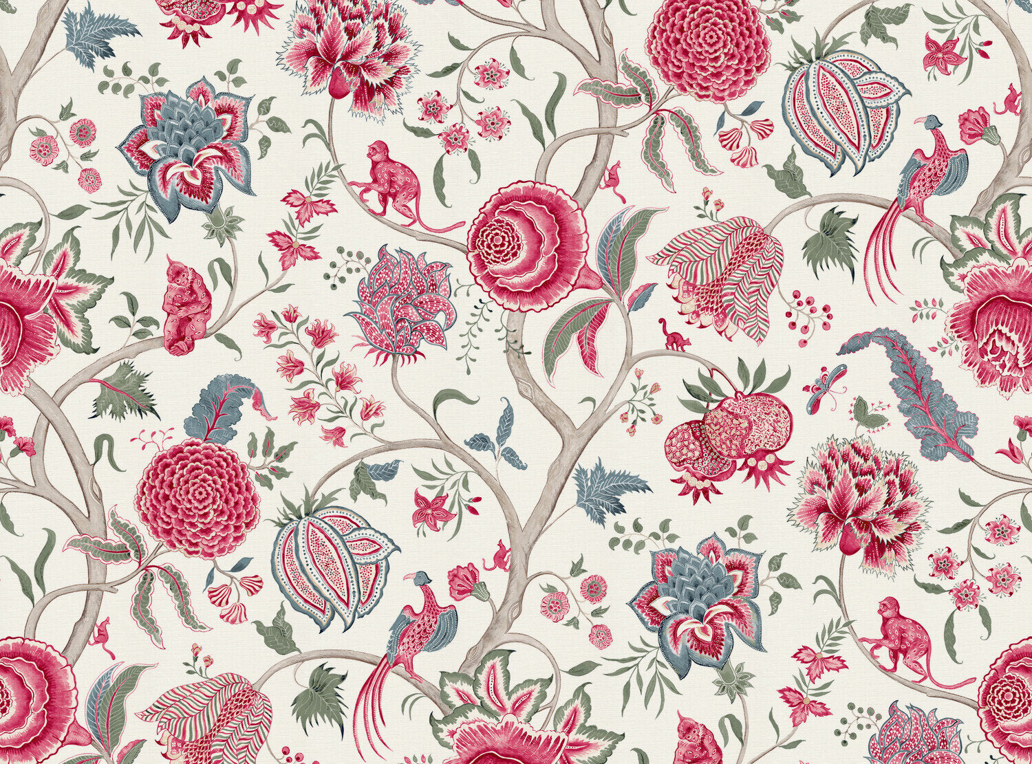 CW: Deeper warm red and grey green and grey blue | BASE: Luxury Linen
