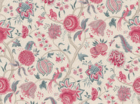 Pinky red and grey blue