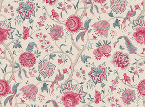 Pinky red and grey blue
