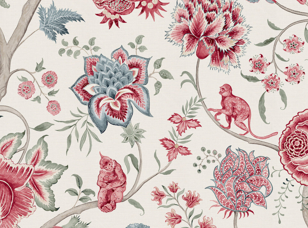 CW: Warm red and grey green and grey blue | BASE: Luxury Linen