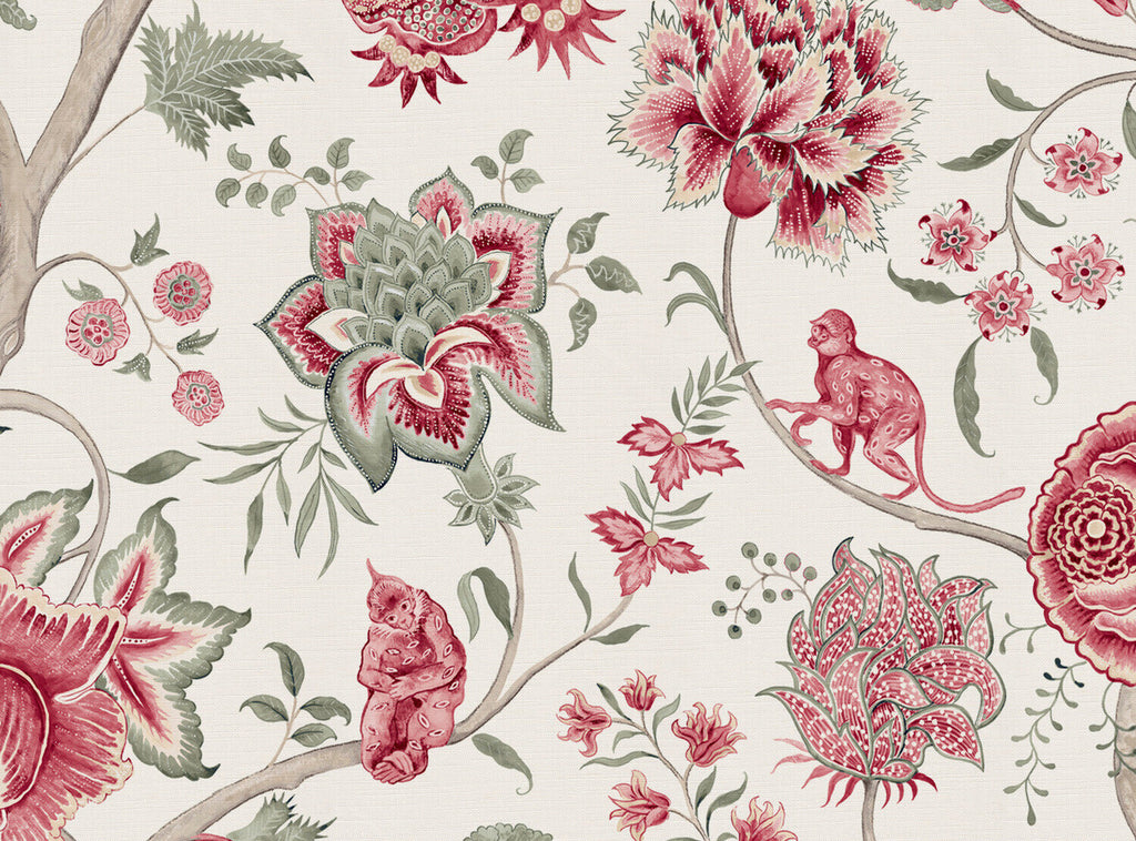 CW: Warm red and grey green | BASE: Luxury Linen