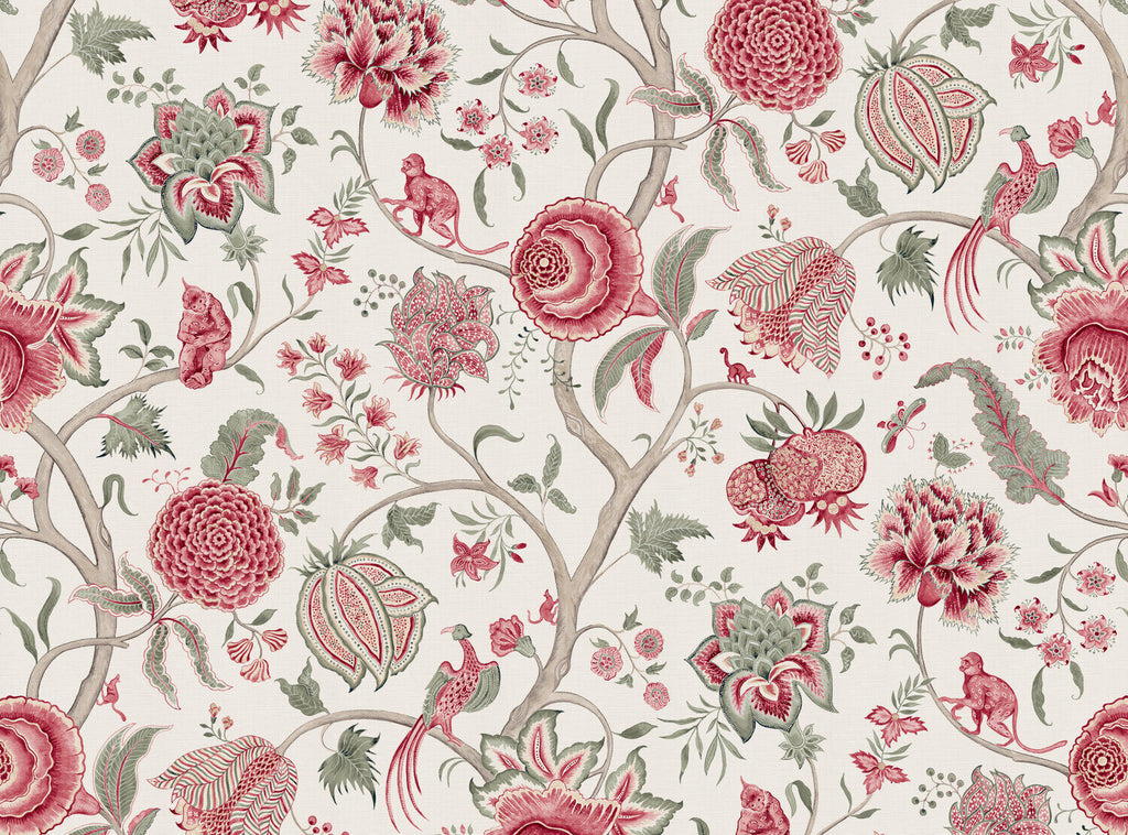 CW: Warm red and grey green | BASE: Luxury Linen