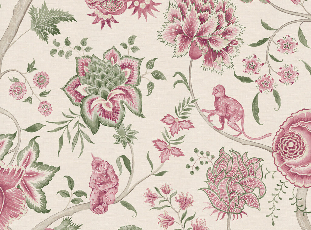 CW: Wild orchid pink and green | BASE: Luxury Linen