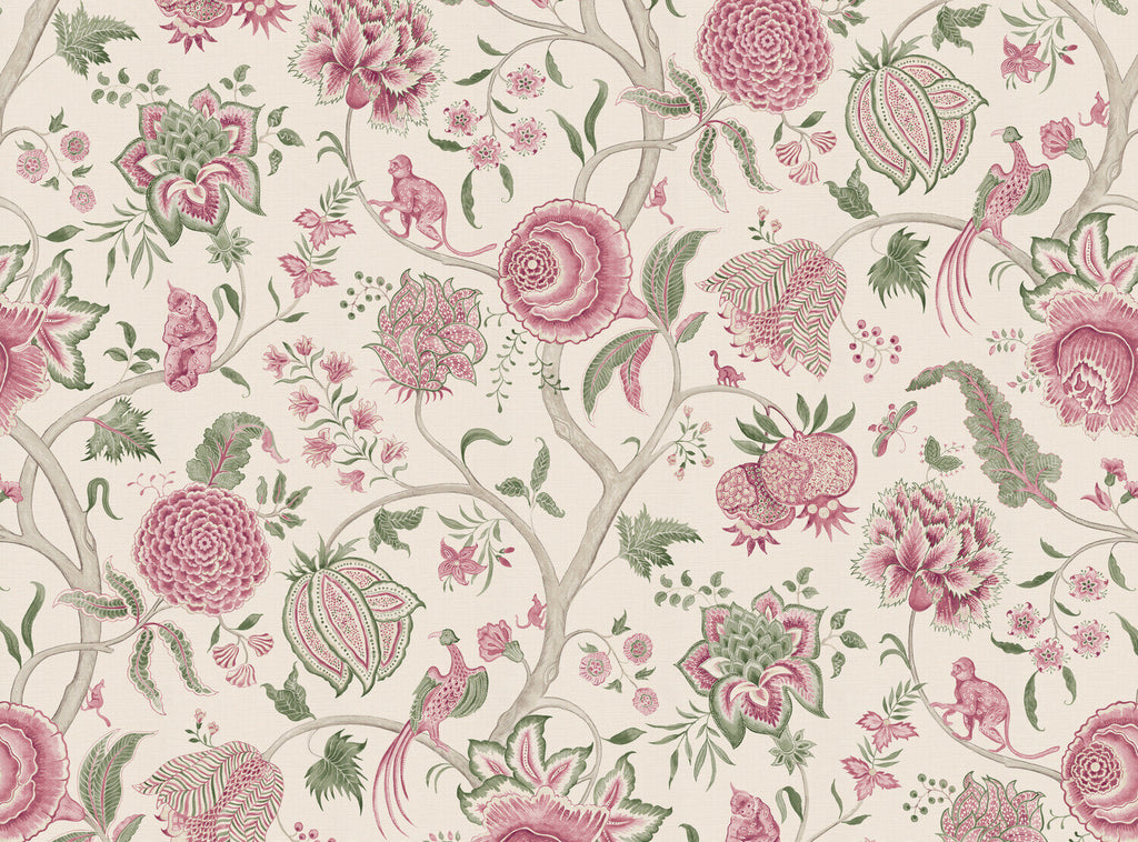 CW: Wild orchid pink and green | BASE: Luxury Linen