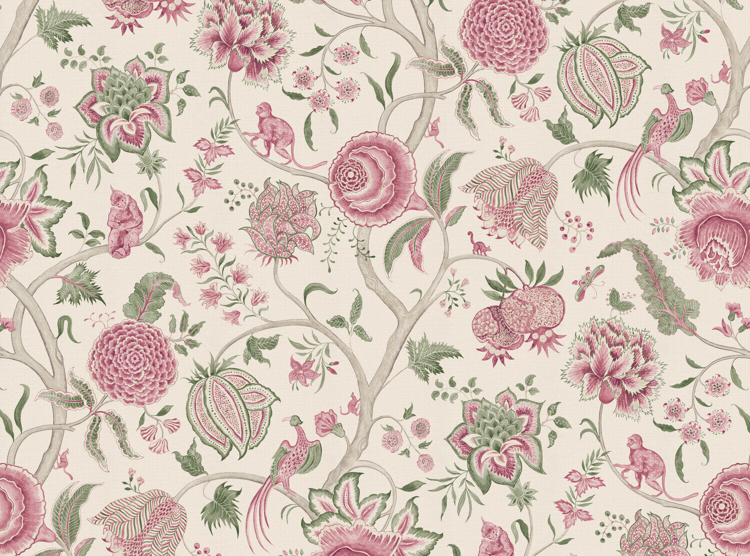 CW: Wild orchid pink and green | BASE: Luxury Linen