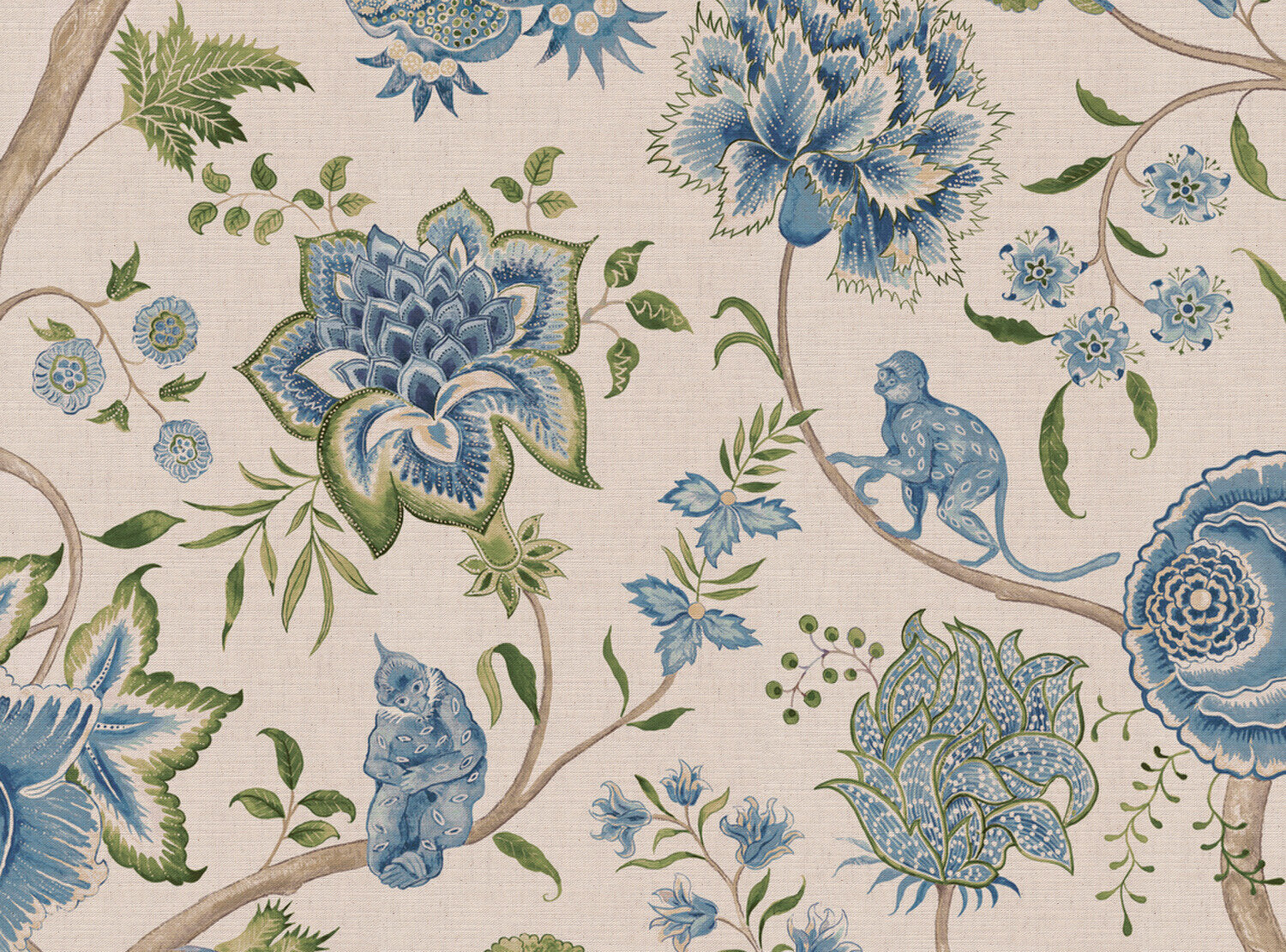 CW: Blue and moss green | BASE: Mercia Linen