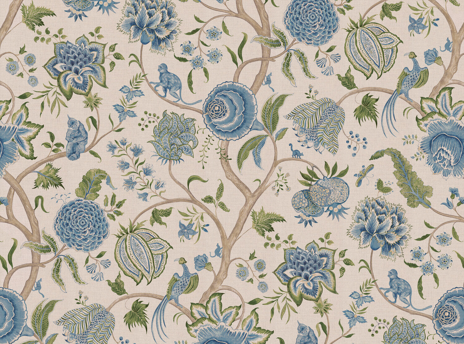 CW: Blue and moss green | BASE: Mercia Linen