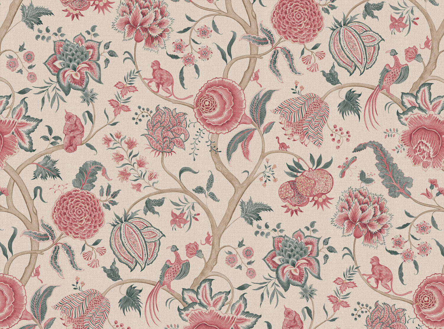 CW: Pink and duck egg | BASE: Mercia Linen