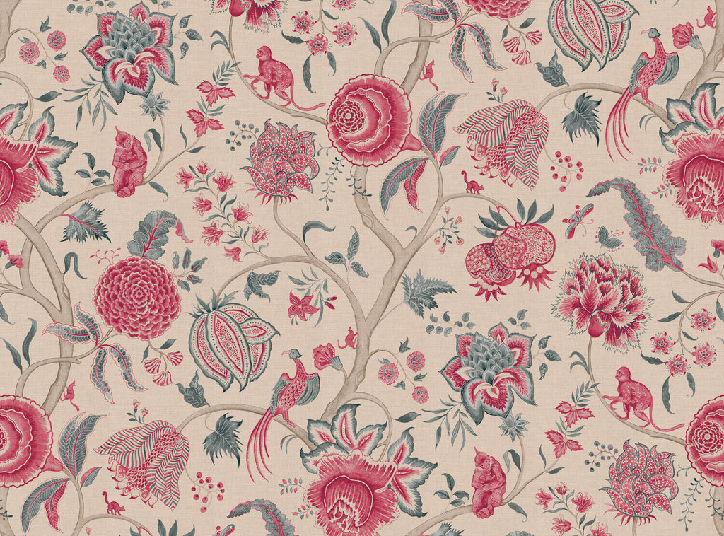 CW: Pinky red and grey blue | BASE: Mercia Linen