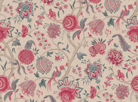 Pinky red and grey blue
