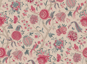 Pinky red and grey blue