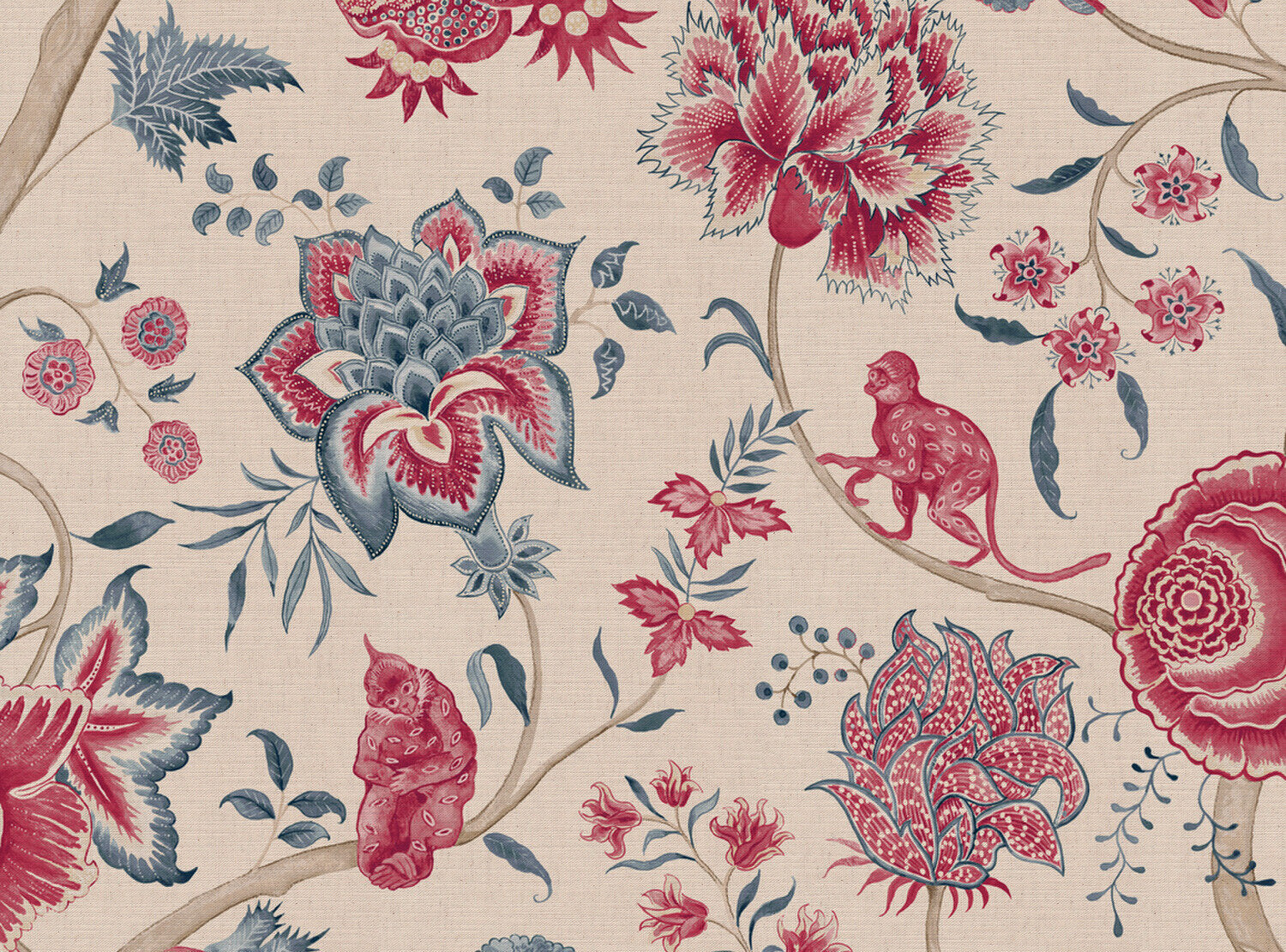 CW: Raspberry and denim | BASE: Mercia Linen