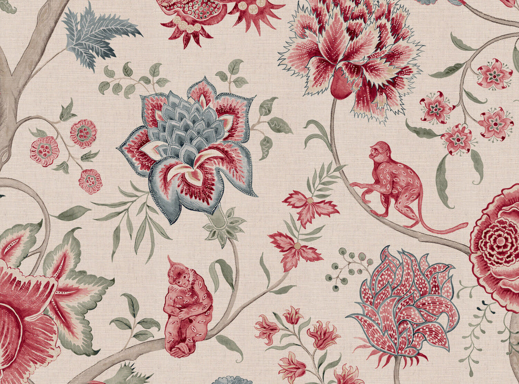 CW: Warm red and grey green and grey blue | BASE: Mercia Linen