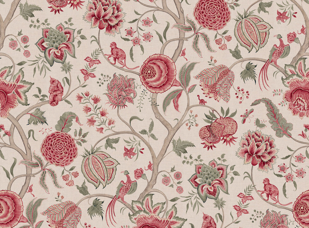 CW: Warm red and grey green | BASE: Mercia Linen