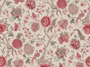 Warm red and grey green