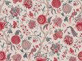 CW: Deep warm red and grey blue | BASE: Natural Luxury Linen