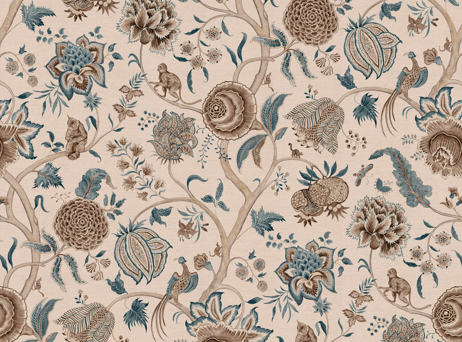 CW: Green blue brown | BASE: Natural Luxury Linen