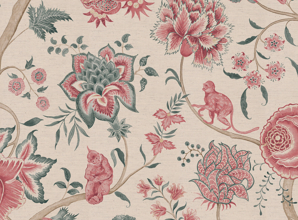 CW: Pink and duck egg | BASE: Natural Luxury Linen