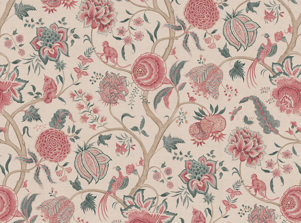 CW: Pink and duck egg | BASE: Natural Luxury Linen