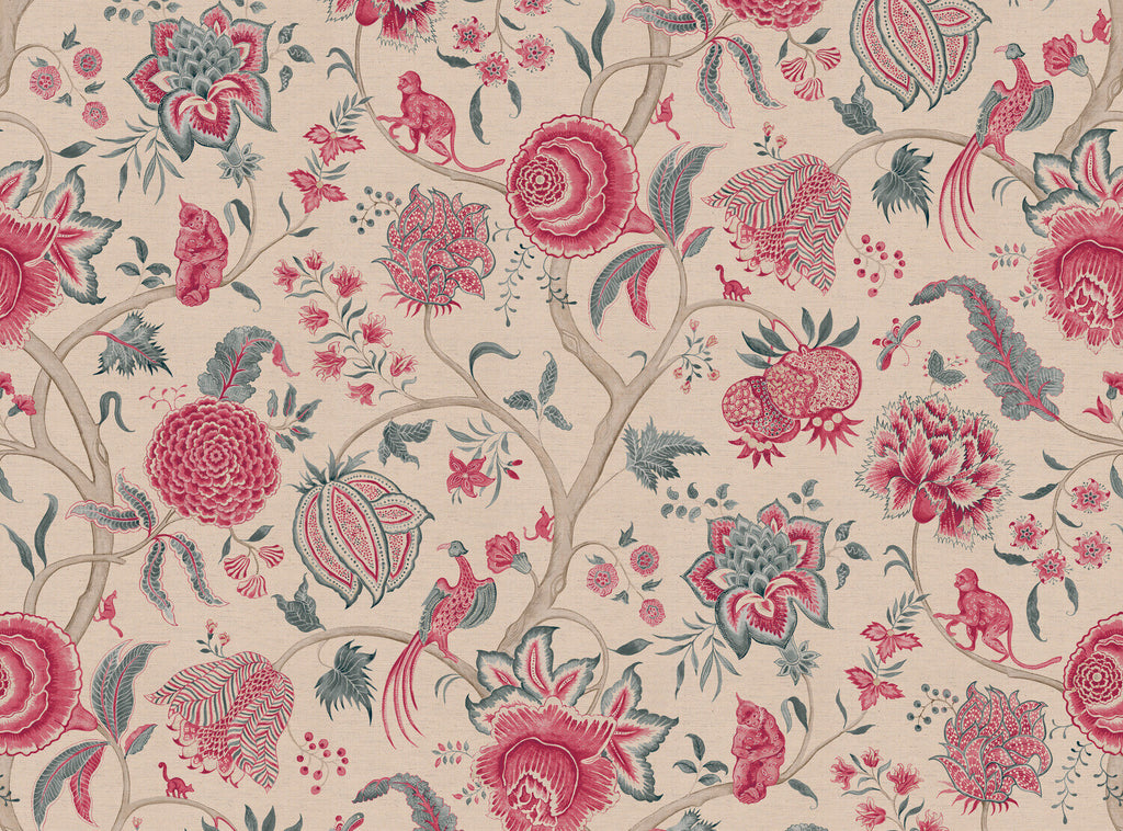 CW: Pinky red and grey blue | BASE: Natural Luxury Linen