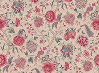 Pinky red and grey blue
