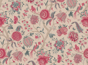 Pinky red and grey blue