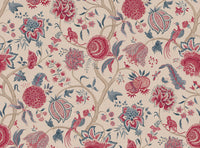 Raspberry and denim