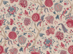 Raspberry and denim