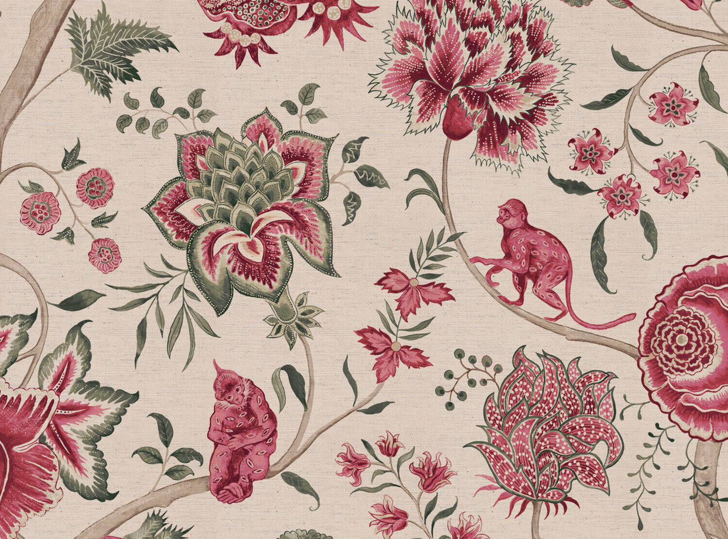 CW: Damson and green | BASE: Natural Luxury Linen