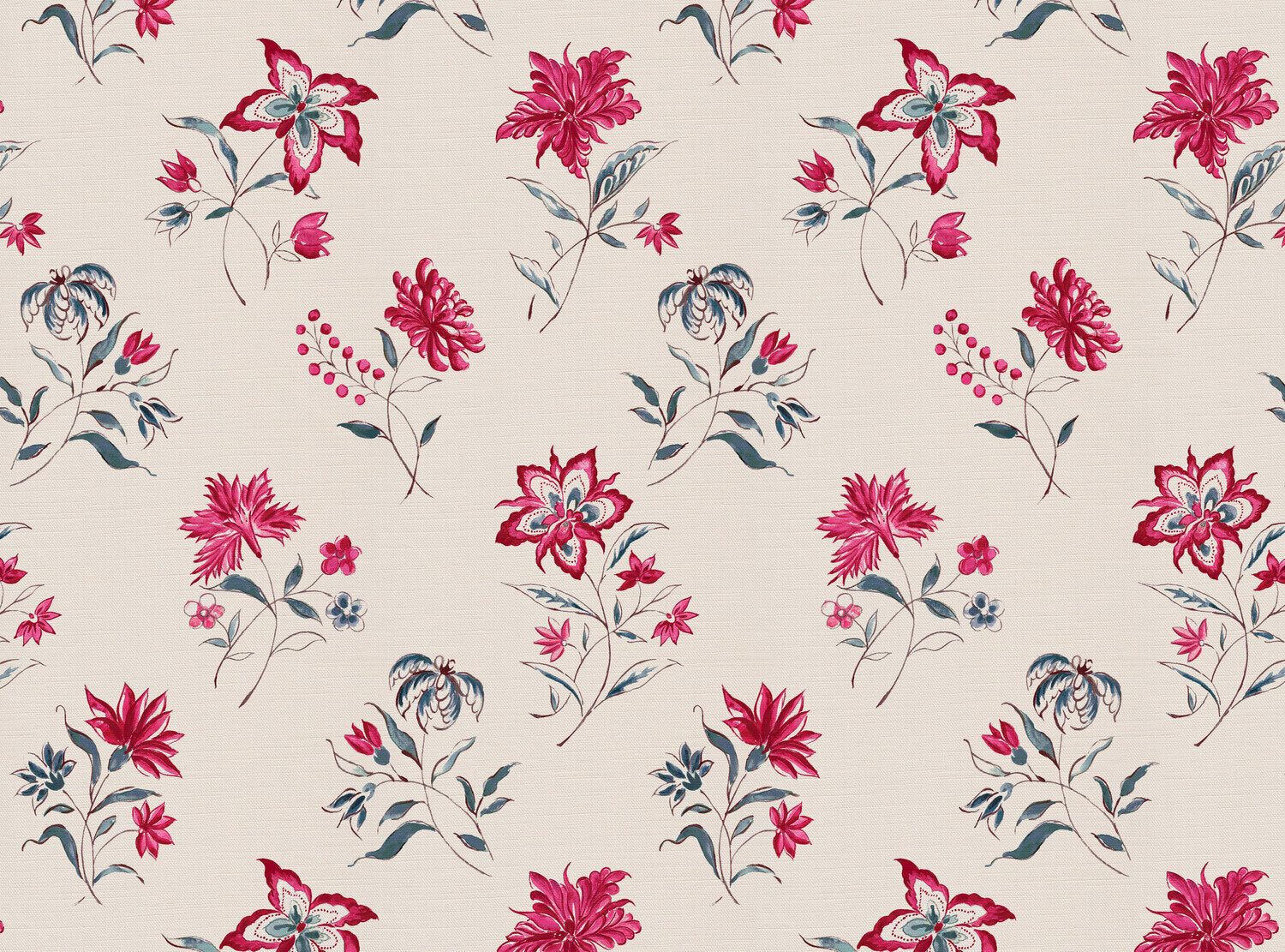 CW: Pinky red and grey blue | BASE: Luxury Linen