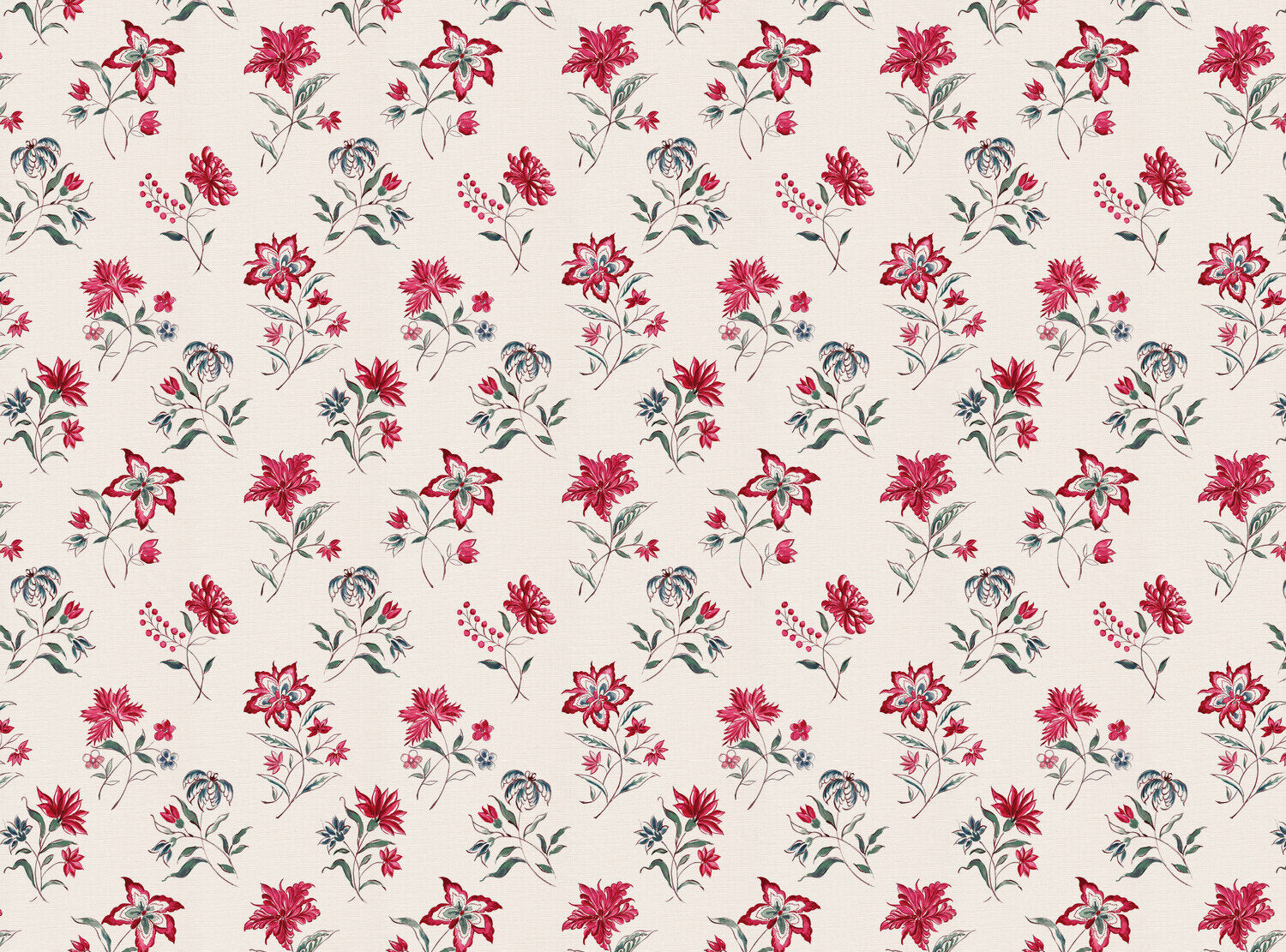 CW: Warm red green and blue | BASE: Luxury Linen