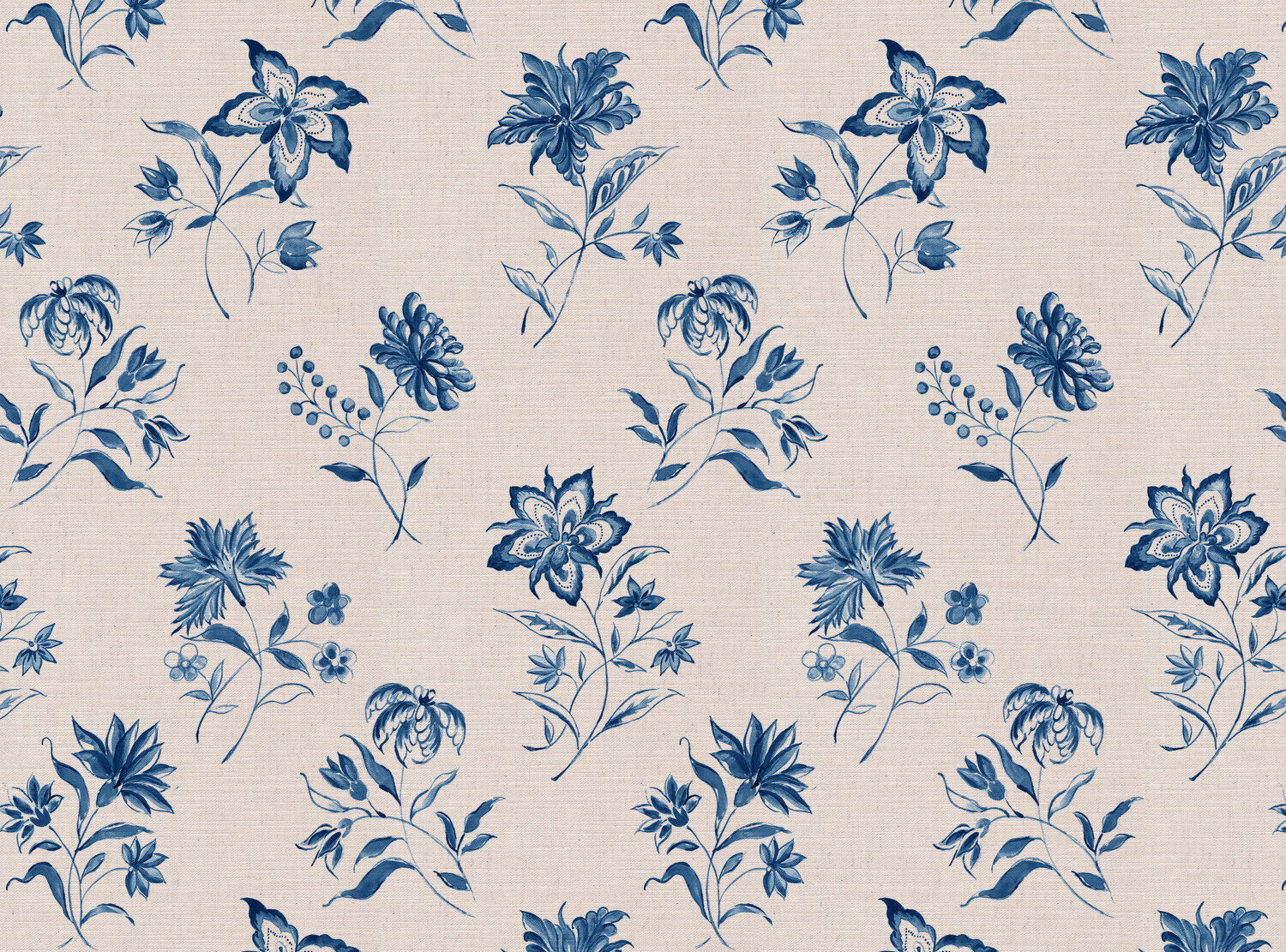 CW: Toile blue | BASE: Mercia Linen