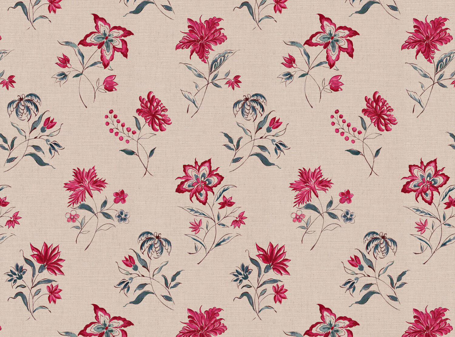 CW: Pinky red and grey blue | BASE: Mercia Linen