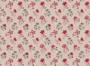 Pinky red and grey blue