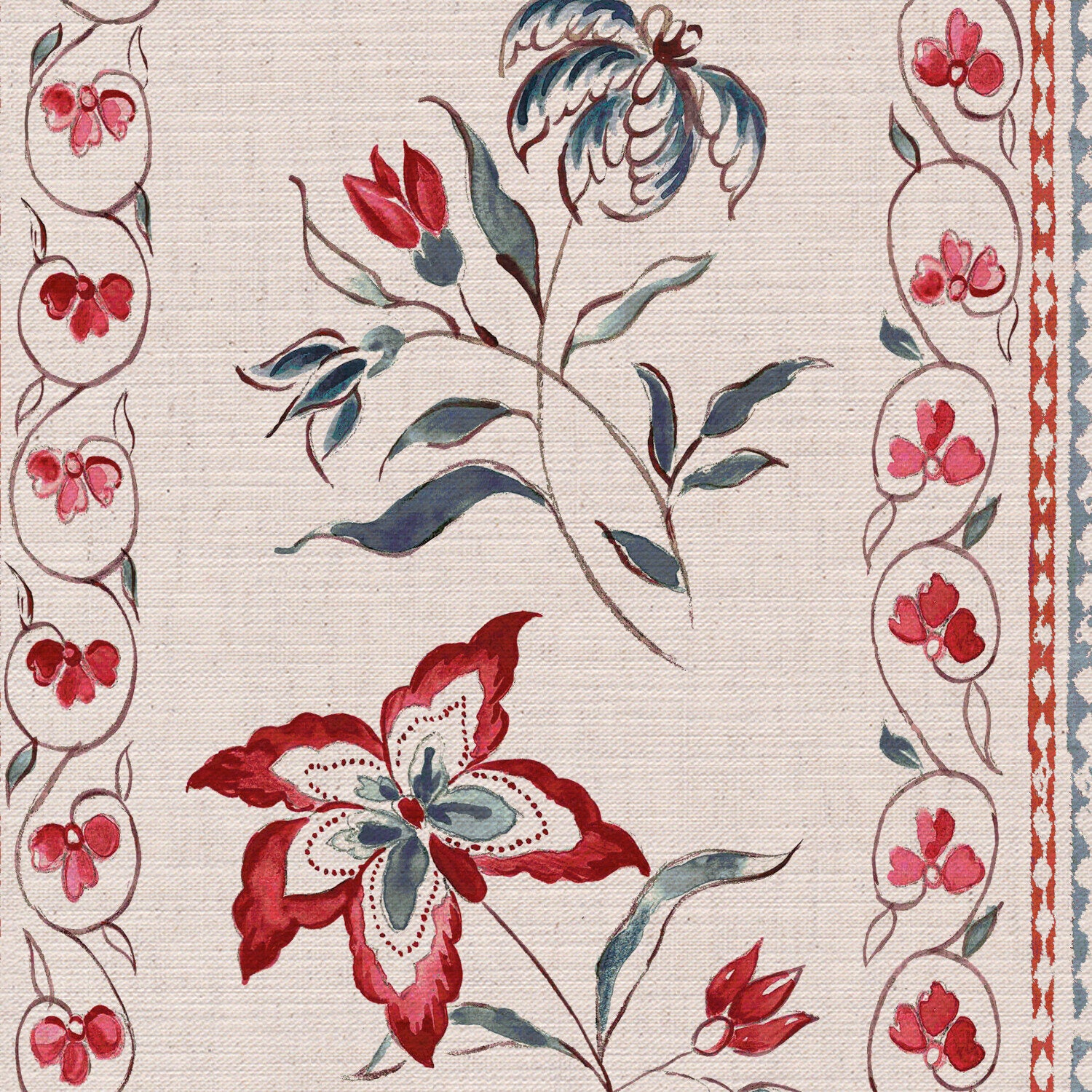 CW: Red and blue | BASE: Mercia Linen | HERO