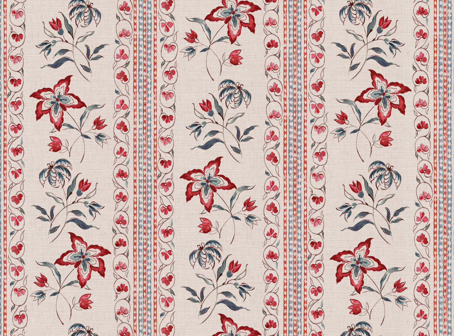 CW: Red and blue | BASE: Mercia Linen