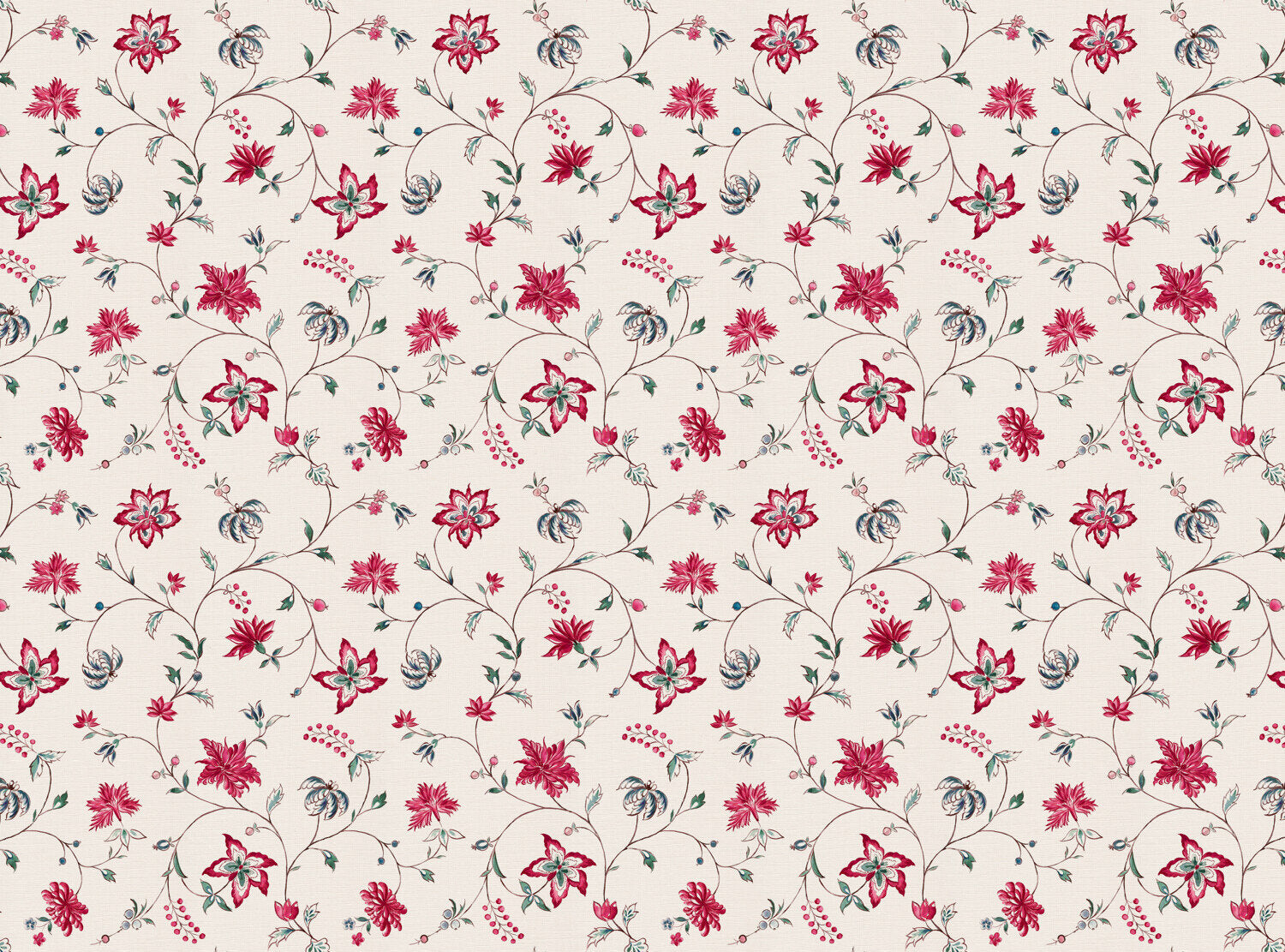 CW: Warm red blue and green | BASE: Luxury Linen