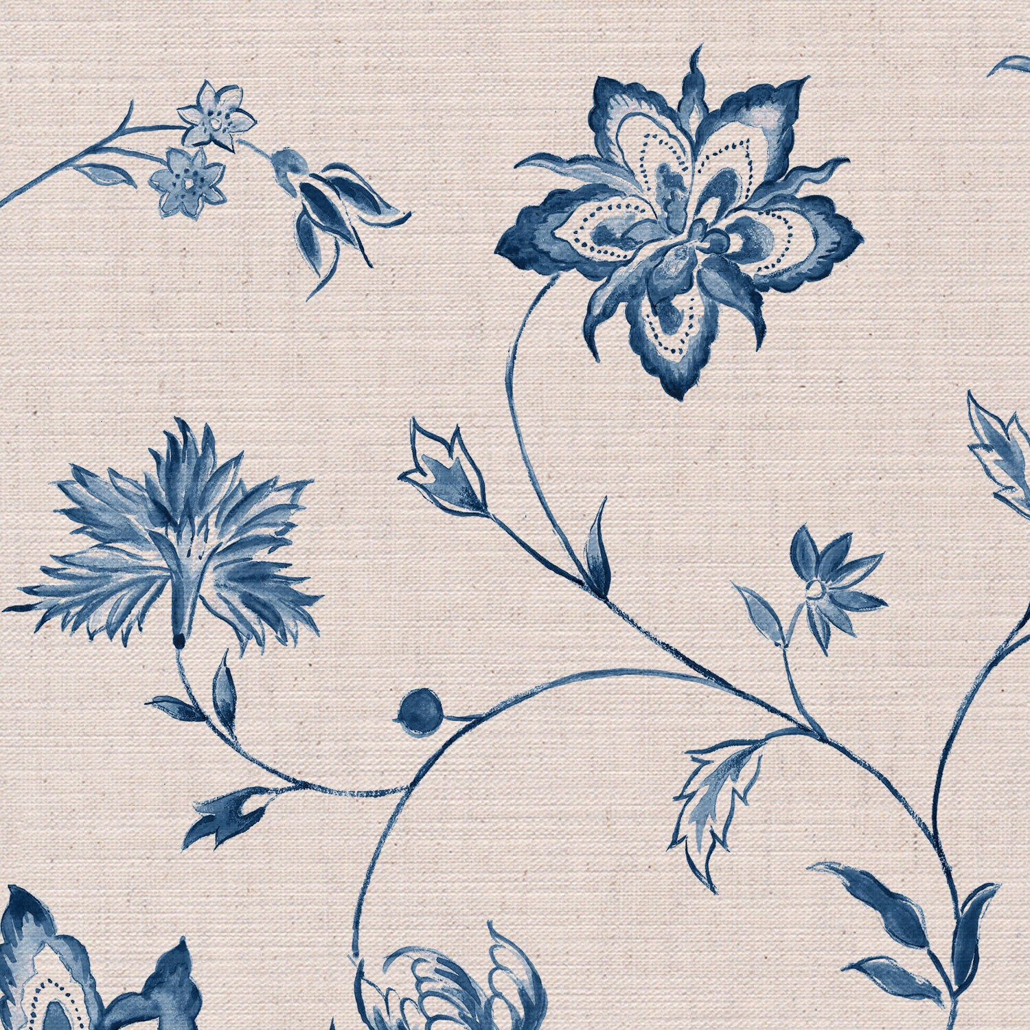 CW: Toile blue | BASE: Mercia Linen | HERO