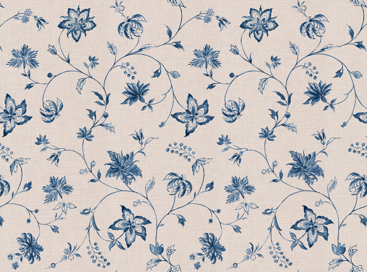 CW: Toile blue | BASE: Mercia Linen