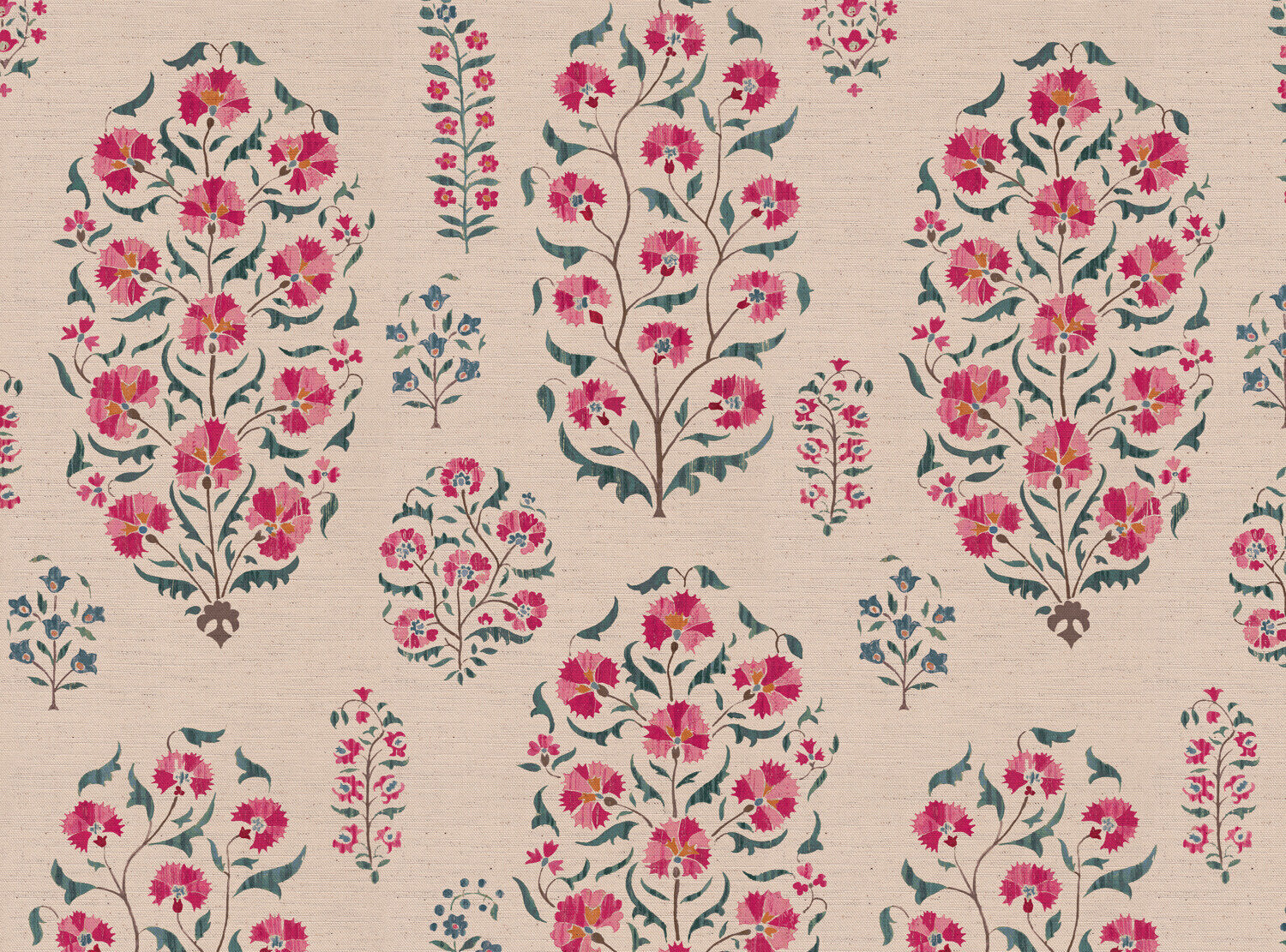 CW: Pinky red and grey blue | BASE: Natural Luxury Linen