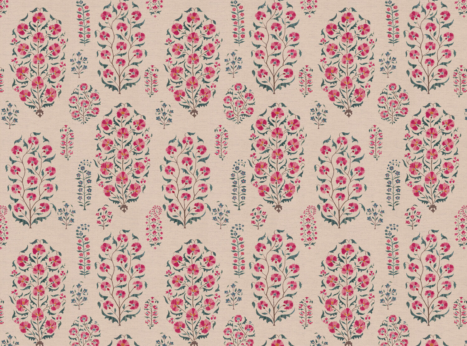 CW: Pinky red and grey blue | BASE: Natural Luxury Linen