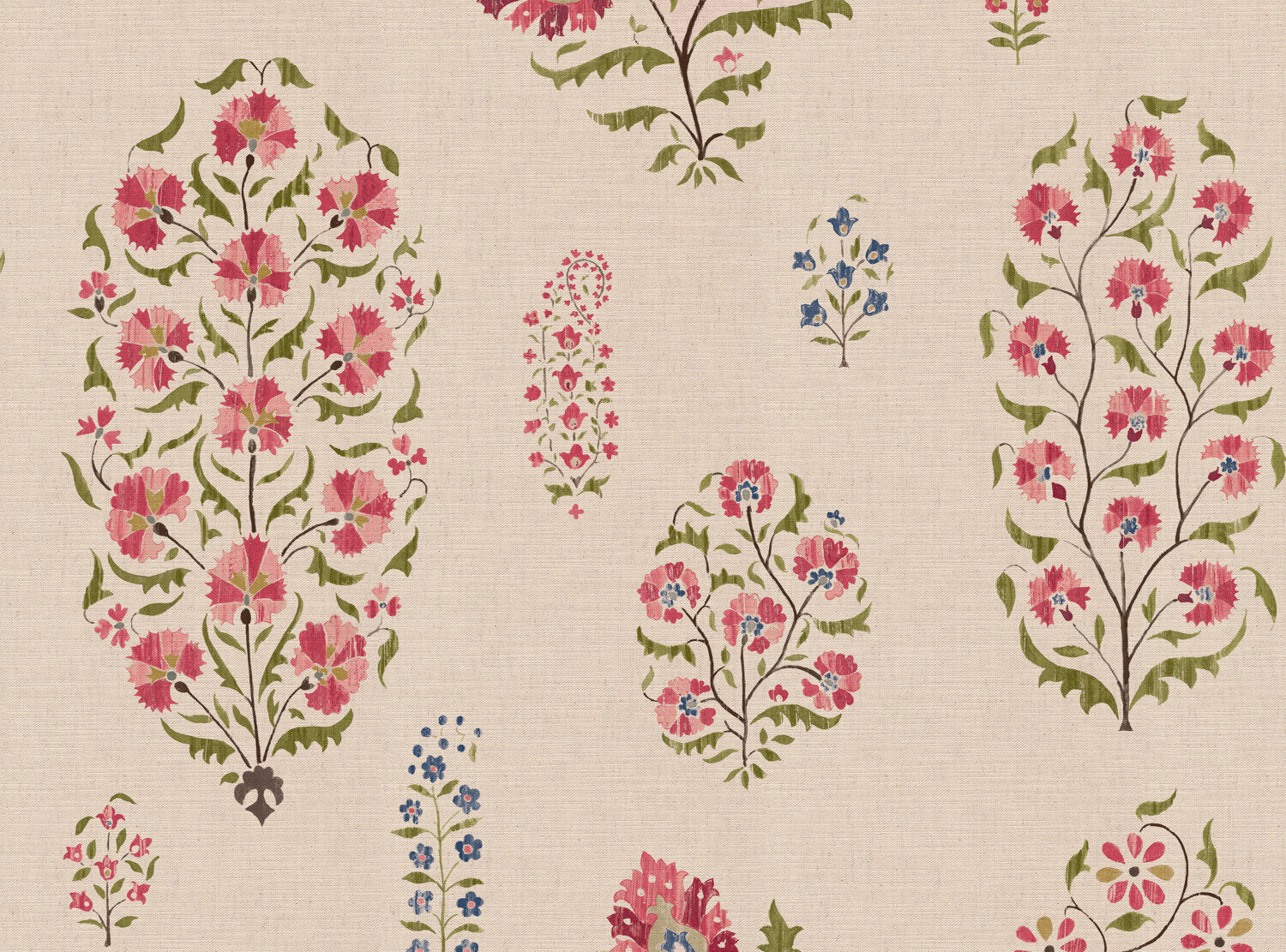 CW: Rouge pink green | BASE: Mercia Linen