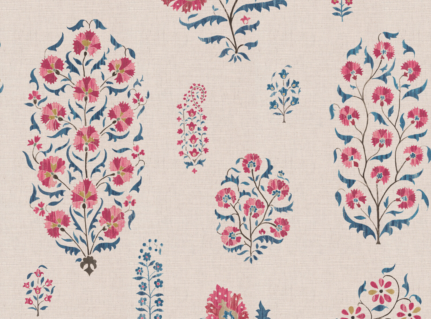 CW: Pinky red and blue | BASE: Mercia Linen