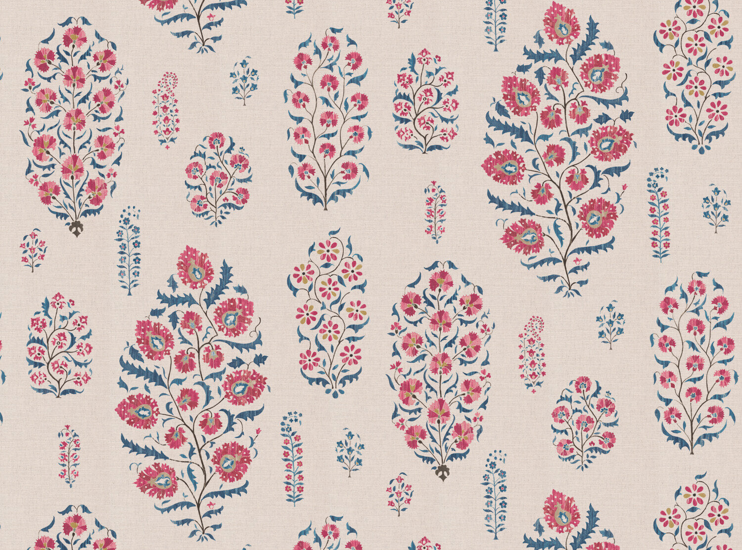 CW: Pinky red and blue | BASE: Mercia Linen